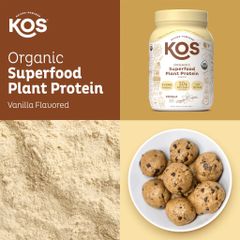 Bột Protein Hữu Cơ KOS Organic Superfood - Thực Phẩm Bổ Sung Protein Thực Vật Khỏe Mạnh, Dinh Dưỡng Cho Người Tập Luyện 1064g, 1092g
