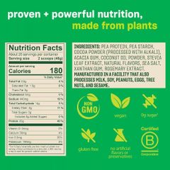 Bột Protein Thực Vật Vega Original - Hữu Cơ, Không Đường, Giàu Đạm, Hỗ Trợ Sức Khỏe, Hộp 920g Vị Chocolate & Vani