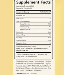 Đạm Thực Vật Không Chứa Đậu Vegan Clean Simple Eats 990g - Protein Hữu Cơ Dinh Dưỡng, Thích Hợp Cho Người Ăn Chay