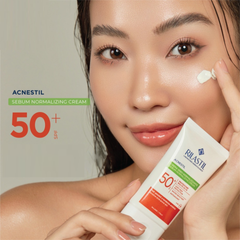 Kem Chống Nắng Rilastil Acnestil SPF 50+ - Dành Cho Da Dầu Mụn, Kiểm Soát Bã Nhờn, Bảo Vệ Da, Giảm Mụn, SPF 50+