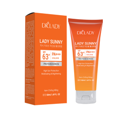 Kem Chống Nắng Dr.Lady Sunny SPF 63+/ PA+++ - Bảo Vệ Da Toàn Diện, Dưỡng Ẩm, Thấm Nhanh, Giúp Da Khỏe Mạnh, Không Tạo Vệt Trắng