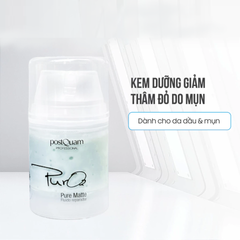 Kem Dưỡng Ẩm Da Dầu Mụn Postquam Pure Matte - Hỗ Trợ Kháng Khuẩn, Phục Hồi Da, Giảm Thâm Mụn - 50ml