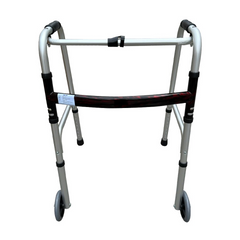 Khung Tập Đi Oromi FBL815202 Có Bánh Xe - Giúp Di Chuyển Dễ Dàng Cho Người Già, Phục Hồi Chức Năng, Chất Liệu Nhôm Bền Nhẹ