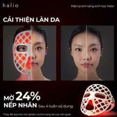 Mặt Nạ Ánh Sáng Sinh Học Halio Pureglow Ultralite Silicone LED - Cải Thiện Da, Giảm Mụn, Giảm Thâm, Công Nghệ 3 Ánh Sáng