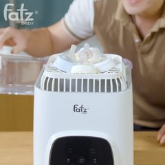 Máy Rửa và Tiệt Trùng Bình Sữa Đa Năng Fatzbaby Cleanmax 2 FB8802MZ - Tiết Kiệm Thời Gian, Khử Khuẩn 99.9% cho Bé Yêu