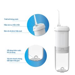 Máy Tăm Nước Cầm Tay Enpis Smart Irri-Max1 - Dung Tích 180ml, 4 Chế Độ, Chăm Sóc Răng Miệng Hiệu Quả, Thiết Kế Nhỏ Gọn IPX7