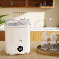Máy Tiệt Trùng Sấy Khô Fatzbaby Sumo 4 Plus FB4922BK - Dung Tích Lớn 6 Bình Sữa, Chức Năng Bảo Quản Vô Trùng 8 Giờ