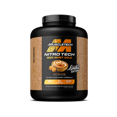 Muscletech Nitrotech 100% Whey Gold 5lbs - Bột Protein Hỗ Trợ Tăng Cơ, Chất Lượng Đỉnh Cao, Vị Churros & Dulce De Leche