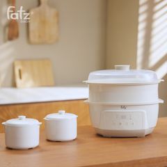 Nồi Nấu Chậm Đa Năng 7 Trong 1 Fatz Baby Stew 6 - Hấp, Hầm, Nấu Cháo Cho Bé, Tiện Lợi Cho Gia Đình