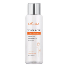 Nước Hoa Hồng Dr.Lady Toner Rose 150ml - Dưỡng ẩm, Se Khít Lỗ Chân Lông, Phục Hồi Da Cho Mọi Loại Da