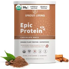 Protein Thực Vật Hữu Cơ Sprout Living Epic Protein - Bột Protein Chay Cao Cấp Giúp Tăng Cường Năng Lượng và Hỗ Trợ Sức Khỏe Toàn Diện