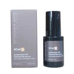 Serum Synergie Skin XCell B 21% Niacinamide - Hỗ Trợ Mờ Thâm, Sạm Da, Dưỡng Da Sáng Mịn, SOD, Dành Cho Da Nhạy Cảm 30ml
