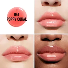 Son Dưỡng Dior Addict Lip Glow Oil 061 Poppy Coral - Dưỡng ẩm Môi Căng Mọng, Màu Cam Đào San Hô, Phù Hợp Mọi Tông Da