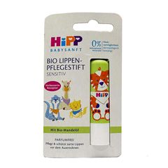Son Dưỡng Môi Hữu Cơ Cho Bé HiPP Babysanft Bio - Dưỡng Ẩm Mềm Mại, An Toàn, Thiết Kế Đáng Yêu, 4.8g