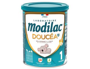 Sữa bột Modilac Doucéa Pháp 800g cho bé từ 0-6 tháng - Công thức giống sữa mẹ, hỗ trợ phát triển toàn diện và sức đề kháng trẻ nhỏ