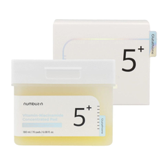 Toner Pad Sáng Da Numbuzin No.5 Vitamin-Niacinamide - Giảm Thâm, Sáng Mịn Da, Chống Oxy Hóa, Hỗ Trợ Làm Sáng Tông Màu Da, 70 Miếng