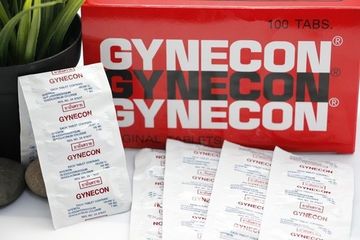 Viên đặt phụ khoa Gynecon Thái Lan - Hỗ trợ kháng nấm, sạch cổ tử cung, se khít âm đạo - Hộp 20 vỉ x5 viên