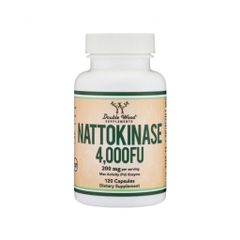 Viên uống hỗ trợ tim mạch Double Wood Nattokinase 4000FU 200mg - Bổ sung enzyme Natto, hỗ trợ tuần hoàn máu hiệu quả