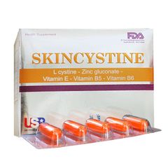Viên Uống Dưỡng Trắng Da Skincystine - Hỗ Trợ Giảm Thâm Nám, Cải Thiện Độ Sáng Da, Làm Đẹp Từ Bên Trong - Hộp 60 Viên