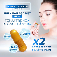 Viên uống tế bào gốc Xlab Placenta - Giúp làm đẹp da, tăng độ đàn hồi và sáng da, hỗ trợ trẻ hóa và chống lão hóa da hiệu quả