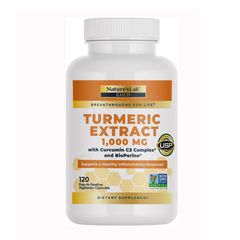 Viên uống tinh chất nghệ Nature's Lab Turmeric Curcumin C3 1000mg - Hỗ trợ tiêu hóa, kháng viêm, tăng sức đề kháng, chống oxy hóa, đẹp da.