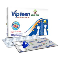 Viên Uống Vipteen Vinh Gia Tăng Chiều Cao và Phát Triển Trí Tuệ - Hỗ Trợ Còi Xương Cho Trẻ Em và Thanh Thiếu Niên