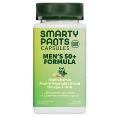 Viên Vitamin Smarty Pants Men's 50+ Dành Cho Nam Giới Trên 50 Tuổi - Hỗ Trợ Sức Khỏe Tim Mạch, Xương, Tăng Cường Sức Đề Kháng, 30 Viên