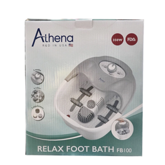 Bồn Ngâm Chân Massage Hồng Ngoại Athena FB100 - Tự Làm Nóng, Massage Khí Sủi, Thư Giãn Cao Cấp Tại Nhà