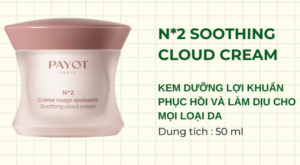 Kem Dưỡng Phục Hồi Da Nhạy Cảm Payot Soothing Cloud Cream 50ml - Giải Pháp Dưỡng Ẩm, Làm Dịu Da Hàng Đầu Cho Làn Da Khỏe Mạnh