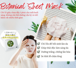 Mặt Nạ Thảo Mộc Dưỡng Trắng Căng Bóng Da Botanical Esthe - 7 Trong 1, Làm Sạch, Dưỡng Da, Phục Hồi Da Nhạy Cảm, Hương Thảo Mộc Tươi Mát