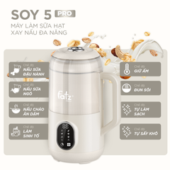 Máy Làm Sữa Hạt Đa Năng Fatzbaby Soy 5 Pro FB5020TL - Thiết Kế Thông Minh, Xay Mịn, Nấu Nóng, Giữ Ấm, Tự Làm Sạch