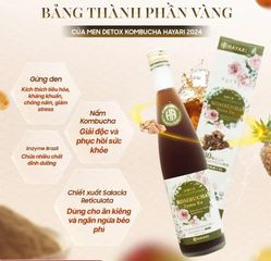 Nước Uống Detox Kombucha Zyme EX 500ml - Hỗ Trợ Giảm Cân, Làm Đẹp Da, Thanh Lọc Cơ Thể Từ 82 Loại Thực Vật Lên Men
