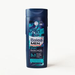 Sữa tắm nam Balea Men 3 trong 1 - Hương thơm quyến rũ, chăm sóc da, dầu gội và bọt cạo râu tiện lợi cho phái mạnh 300ml