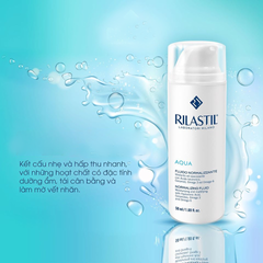 Tinh Chất Dưỡng Ẩm Rilastil Aqua Normalizing Fluid 50ml - Giúp Cân Bằng Dầu, Giảm Bóng Nhờn Cho Da Dầu Và Da Mụn