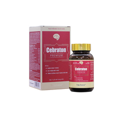 Viên Uống Hỗ Trợ Não Bộ Cebraton Premium Traphaco - Giúp Tăng Cường Trí Nhớ, Giảm Căng Thẳng, Cải Thiện Mất Ngủ, Hộp 30 Viên