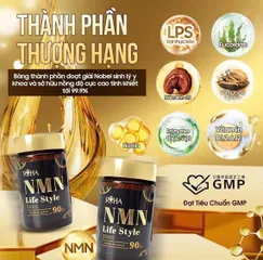 Viên Uống Life Style 33000 Nhật Bản - Hỗ Trợ Trẻ Hóa Da, Tăng Cường Sức Khỏe, Giàu Fucoidan và Nấm Linh Chi - Thực Phẩm Chức Năng Cao Cấp