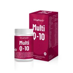 Viên Vitamin Tổng Hợp Multi Q10 Vita Herb - Hỗ Trợ Sức Khỏe, Tăng Cường Đề Kháng, Hỗ Trợ Làm Đẹp Da - Hộp 30 Viên