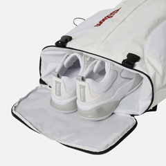 Balo Đựng Vợt Pickleball & Tennis Wilson Drawstring Backpack V2 W251006TBP13WHT - Balo Thể Thao Đơn Giản, Thoải Mái, Đậm Phong Cách