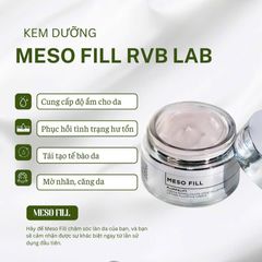 Bộ Dưỡng Da Meso Fill RVB LAB - Serum và Kem Chống Lão Hóa, Làm Đầy Nếp Nhăn, Giúp Da Căng Mướt Tự Nhiên