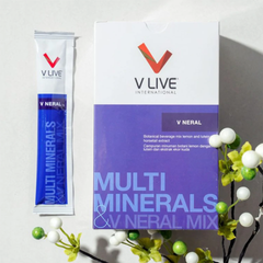 Bột uống Vlive V-Neral - Hỗ trợ miễn dịch, tái tạo tế bào, bổ sung vitamin và khoáng chất cho sức khỏe và làm đẹp da