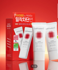 Combo 2 Kem Chống Nắng Cell Fusion C Laser UV Sunscreen SPF50+ PA+++ - Bảo Vệ Da Tối Ưu, Dưỡng Ẩm & Nâng Tone Da Mịn Màng