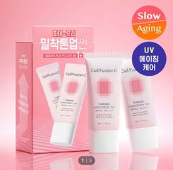 Combo 2 Kem Chống Nắng Cell Fusion C Toning Sunscreen 100 SPF50+ PA++++ - Bảo Vệ Da, Nâng Tông, Chống Nắng Tốt Cho Da Nhạy Cảm