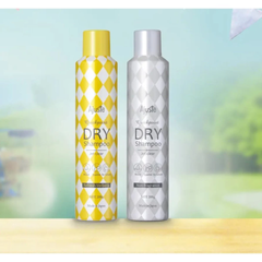 Dầu Gội Khô Ajuste Dry Shampoo 200g - Hấp Thụ Dầu Thừa, Sạch Thoáng, Bồng Bềnh Tóc Không Cần Nước, Giải Pháp Nhanh Chóng Cho Ngày Bận Rộn