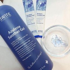 Gel lạnh làm dịu và cấp ẩm cho da Sante Azulene Soother Gel 500ml - Phục hồi da nhạy cảm, giảm mẩn đỏ, cảm giác mát lạnh