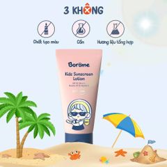 Kem Chống Nắng Trẻ Em Borome SPF 50/PA++++ - Bảo Vệ Da Nhạy Cảm, Dưỡng Ẩm và Chống Thấm Nước - An Toàn Cho Bé Chơi Ngoài Trời