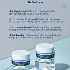 Kem Dưỡng Ẩm Dr.Melaxin Aqua Ion Plasma - Dưỡng Ẩm Sâu, Phù Hợp Mọi Loại Da, Giúp Da Mềm Mịn và Căng Bóng 50g