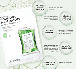 Mặt Nạ Dưỡng Ẩm Căng Bóng Da Wonjin Effect Nourishing Supplement - Công Thức Jelly Co Pep, Hyaluronic Acid, Phục Hồi Da Mịn Màng