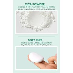 Phấn Bột Kiềm Dầu Pretty Skin Good Bye Sebum Finish Powder Plus+ Cica - Giữ lớp trang điểm mịn lì và kiểm soát dầu hiệu quả cho da nhạy cảm