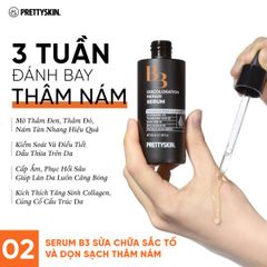 Serum B3 Pretty Skin 50ml - Hỗ Trợ Mờ Thâm, Dưỡng Sáng Da, Chống Lão Hóa, Chiết Xuất Niacinamide, Dành Cho Mọi Loại Da