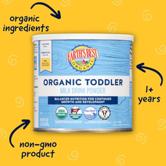 Sữa Earth’s Best Organic Toddler Xanh 595g - Dinh Dưỡng Cho Bé Trên 1 Tuổi, Bổ Sung DHA, Canxi, Prebiotics Hỗ Trợ Phát Triển Toàn Diện